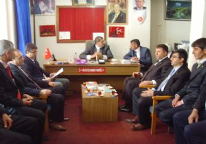 MHP adayları Tortum'daydı